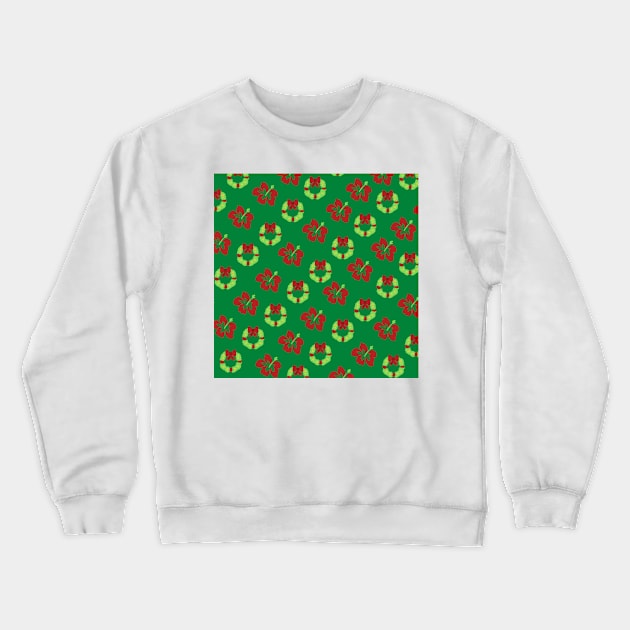 hawaii christmas aloha print mele kalikimaka pattern Crewneck Sweatshirt by maplunk